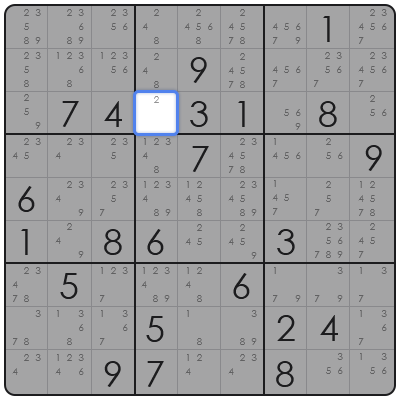 hidden singles sudoku